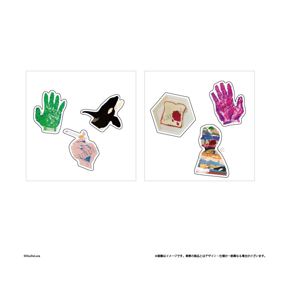 とある個展荒らされたギャラリーステッカーセット