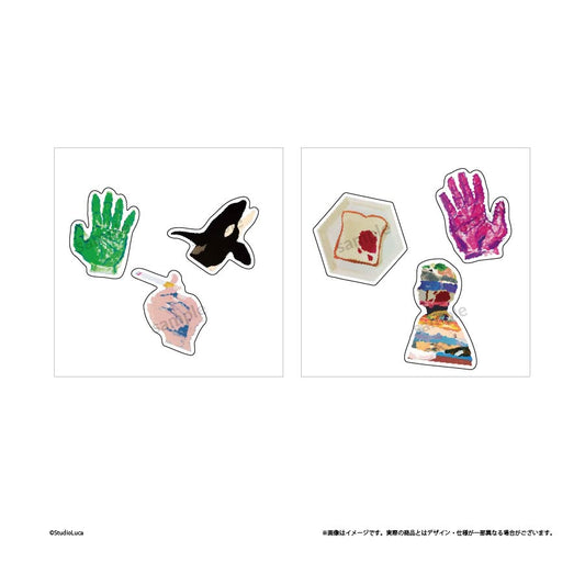 とある個展荒らされたギャラリーステッカーセット