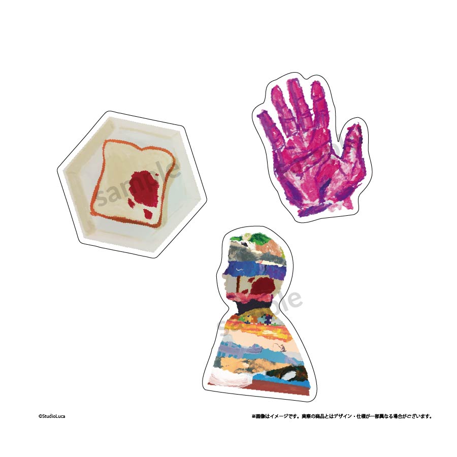 とある個展荒らされたギャラリーステッカーセット